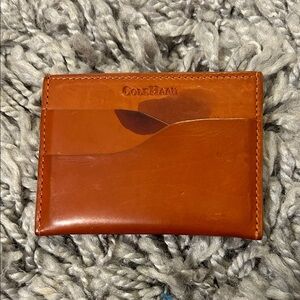 Cole Haan Men's Leather Card Holder *STAINED*